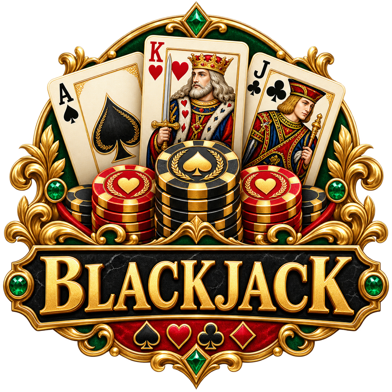 Blackjack game artwork