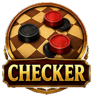 Checker game artwork